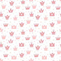 seamless Seamless 3D PBR Fabric Texture Featuring Pink Crown and Heart Motifs texture 8k free download PBR