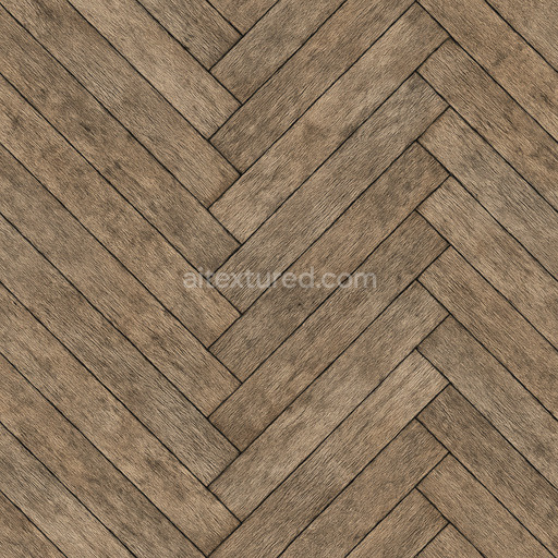 Weathered Herringbone Parquet Texture Seamless 1024X1024
