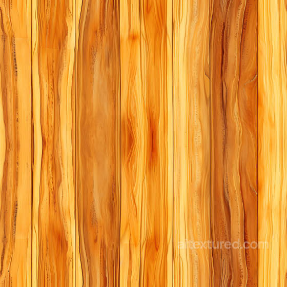 Natural Pine Wood Planks Seamless Texture with Distinct Grain and Warm Tone Wood texture preview