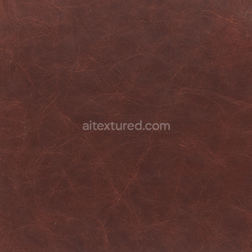 Seamless 3D Texture PBR 8K Distressed Oxblood Leather Surface