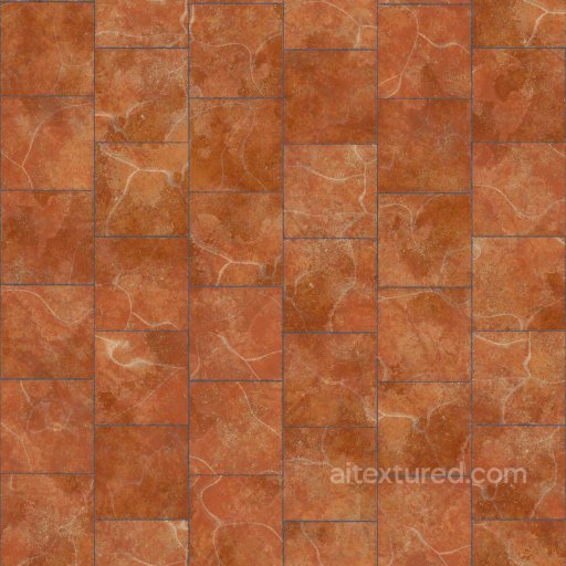 Classical Orange Marble Texture with White Stripes | Free PBR seamless Marble PBR texture