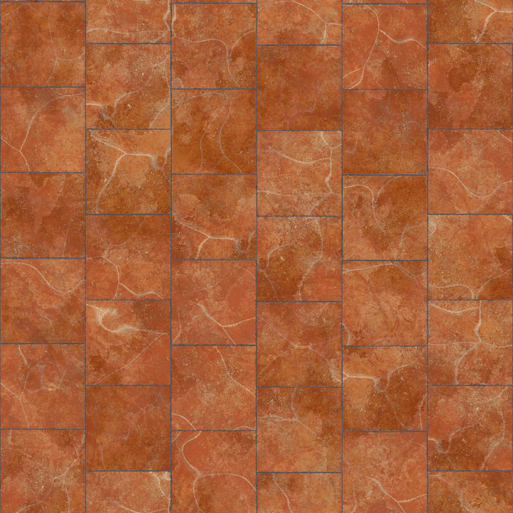 Classical Orange Marble with White Stripes seamless PBR texture preview