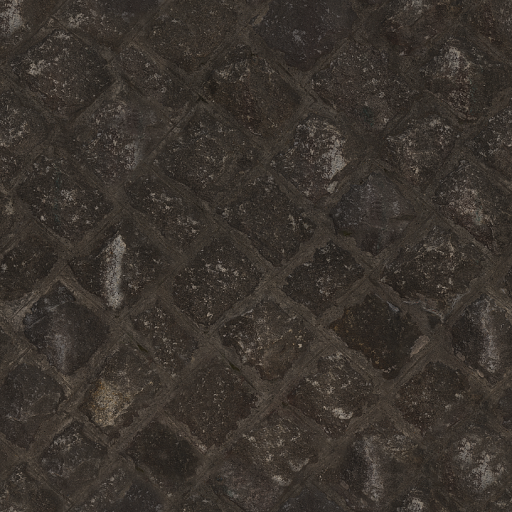 Concrete Block Wall seamless PBR texture preview