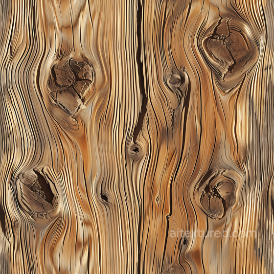 Weathered Pine Wood Planks Seamless Texture with Prominent Knots Wood texture preview