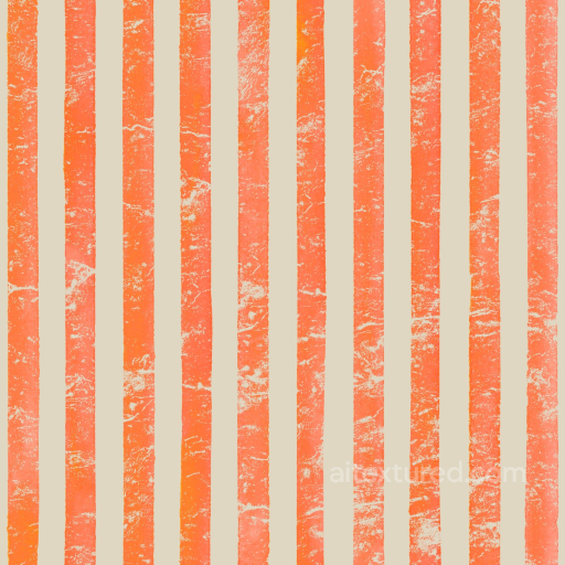 with Hand-Painted Orange Watercolor Stripes on Beige seamless Watercolor Stripes PBR texture