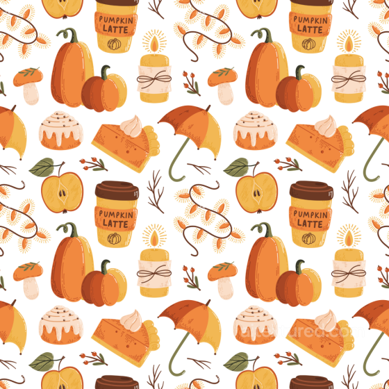 Featuring Hand-Drawn Thanksgiving Icons Pattern Thanksgiving texture preview