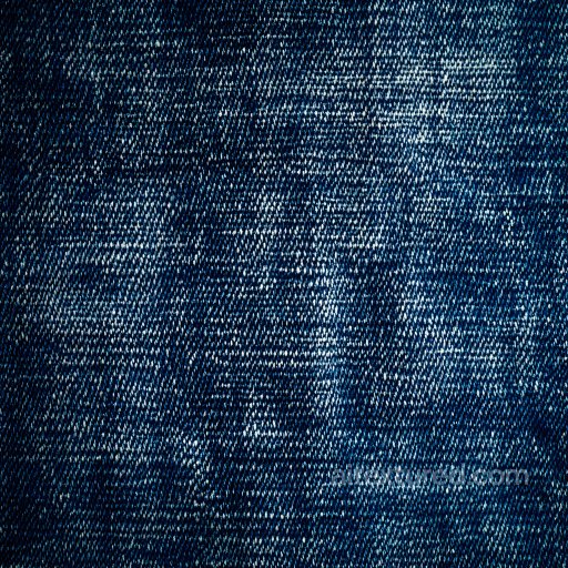 Denim Jeans Texture of Cracked Dark Blue Denim Fabric with Worn, Distressed Weave seamless Denim jeans PBR texture