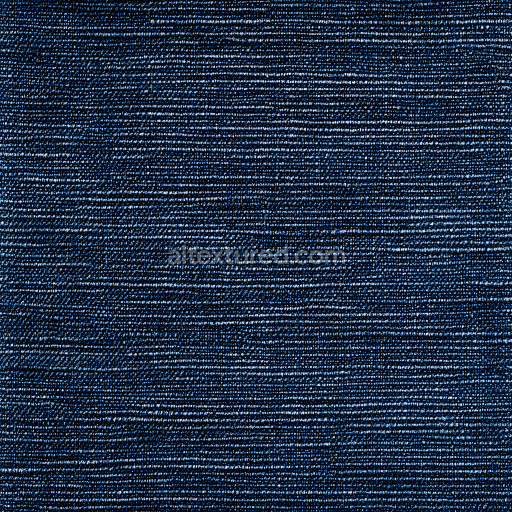 Seamless 3D PBR Cracked Denim Fabric Texture with Fine Horizontal Cracks and Worn Blue Surface