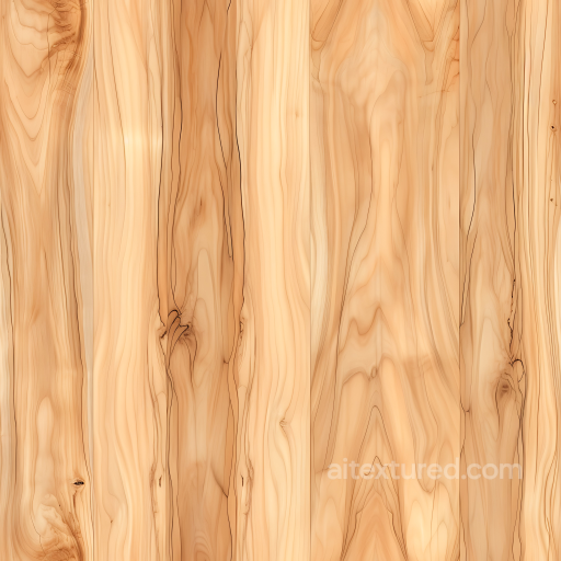 Blonde Pine Wood Planks PBR Texture with Fine Grain and Knots seamless Wood PBR texture