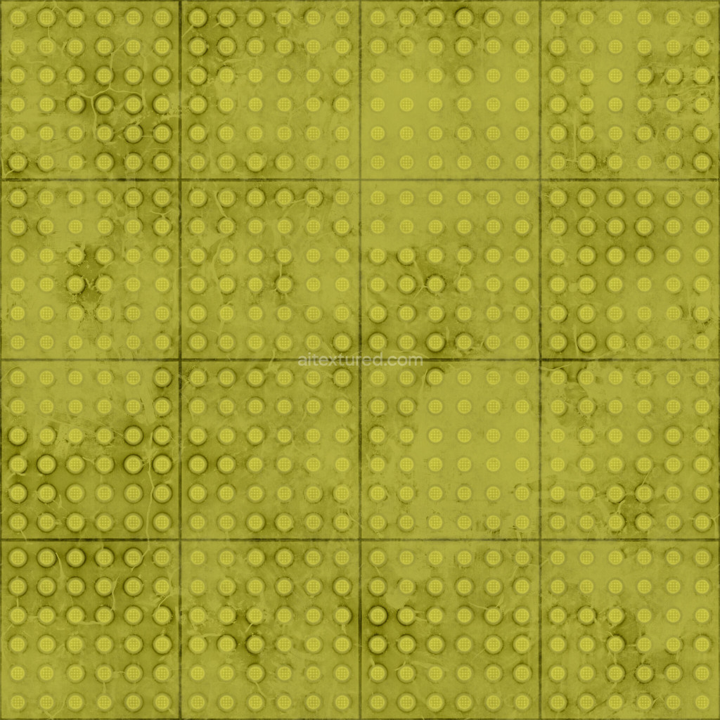 Seamless tactile paving texture with a rubber finish