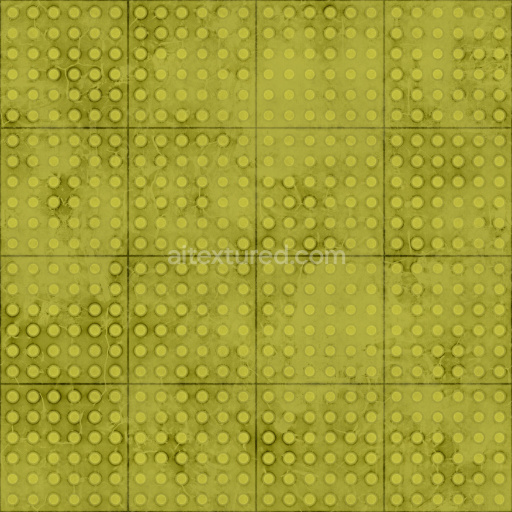 Tactile Paving Seamless Texture Gritty Tileable Pbr Rubber Yellow Matte