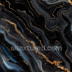 seamless Seamless 3D PBR Glossy Black Marble Texture with Gold and Blue Swirling Veins texture 8k free download PBR