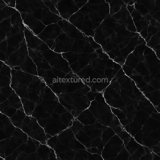 Decorative Black Marble Texture Seamless 1024X1024