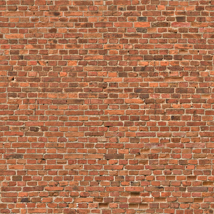 Brick Wall seamless PBR texture preview