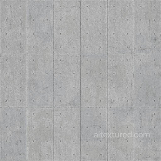 Tadao Ando Vertical Concrete Plate Texture | Free PBR seamless Concrete PBR texture