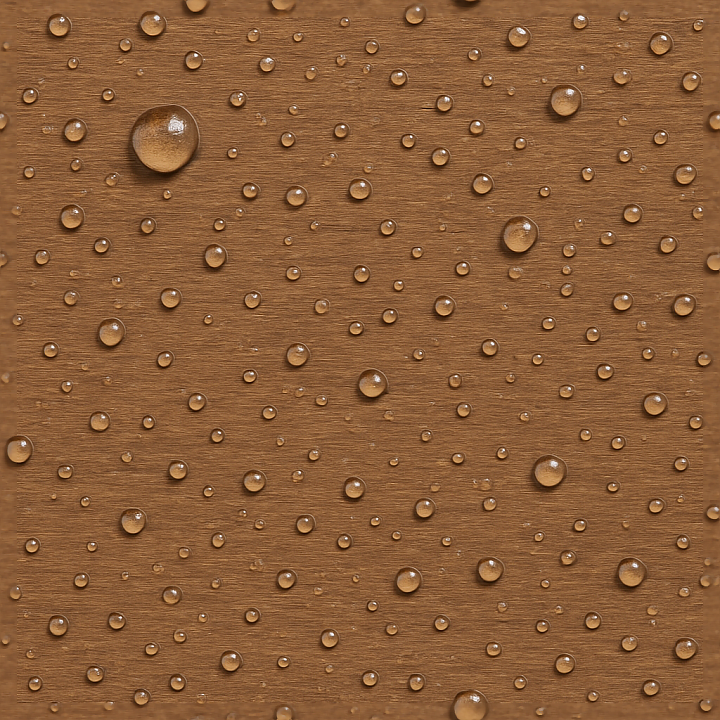 Glimmering Tiny Droplets On Wet Wood seamless PBR texture preview