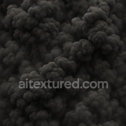 seamless Seamless 3d texture depicting smoky explosion with dense black smoke and volatile gases in 8k pbr detail texture 8k free download PBR