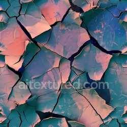 seamless Seamless 3D Cracked & Hole PBR Texture Featuring Pastel-Colored Flaking Paint texture 8k free download PBR