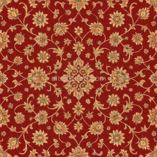 Ornate Oriental Carpet Texture Seamless 1024X1024