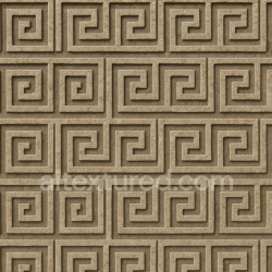 seamless Greek Key Meander Continuous texture 1024x1024 free download PBR