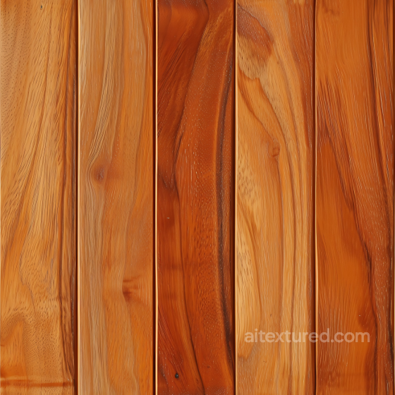 Polished Teak Wood Floor Texture with Warm Grain Variations Wood texture preview