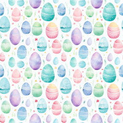 seamless Seamless 3D PBR Texture of Pastel Watercolor Easter Eggs Pattern texture 8k free download PBR