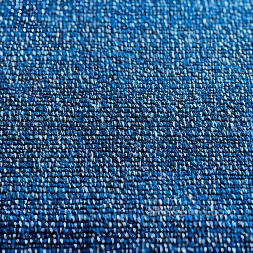 Cracked Denim Fabric Texture with Worn Blue Threads seamless Denim jeans PBR texture