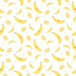 Pattern Bundle - Seamless 3D Pattern PBR Texture Featuring Playful Bananas and Sliced Motifs texture preview