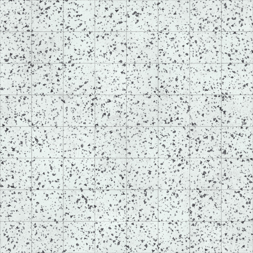 Seamless PBR tile texture with a modern design