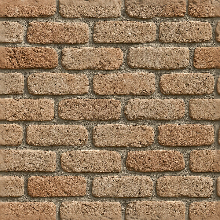 Tumbled Brick Rough Aged Weathered Surface seamless PBR texture preview
