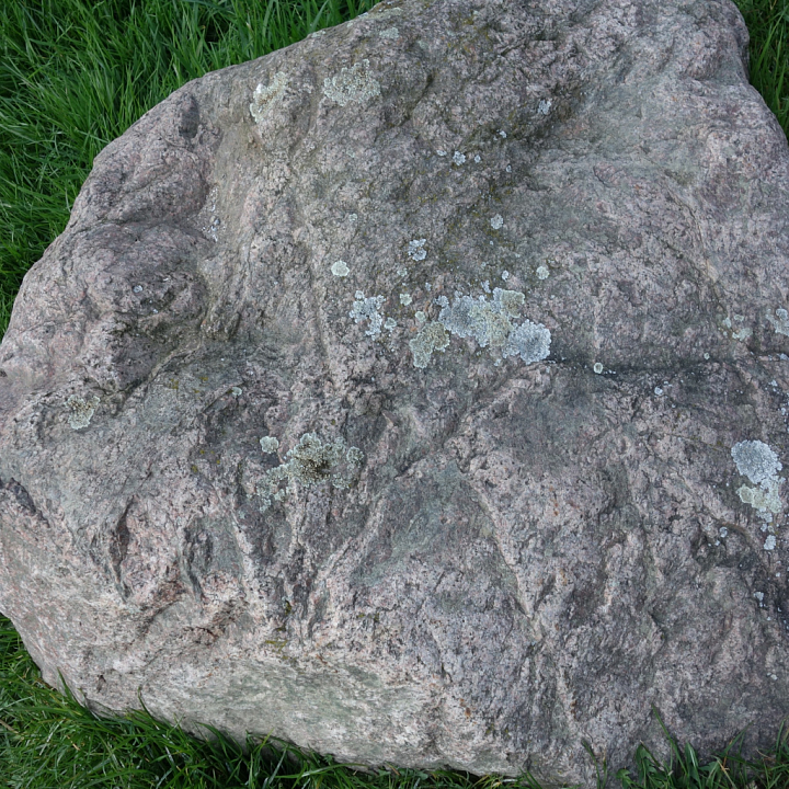 Stone Rock with Moss and Lichen seamless PBR texture preview