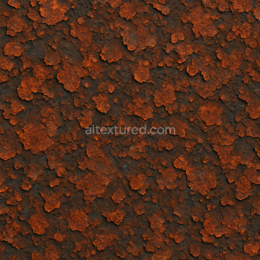 Industrial Rust Flakes Seamless Texture