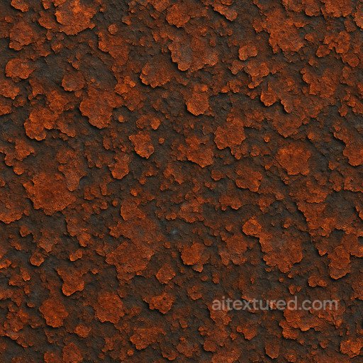 Industrial Rust Flakes Seamless Texture seamless Rust PBR texture
