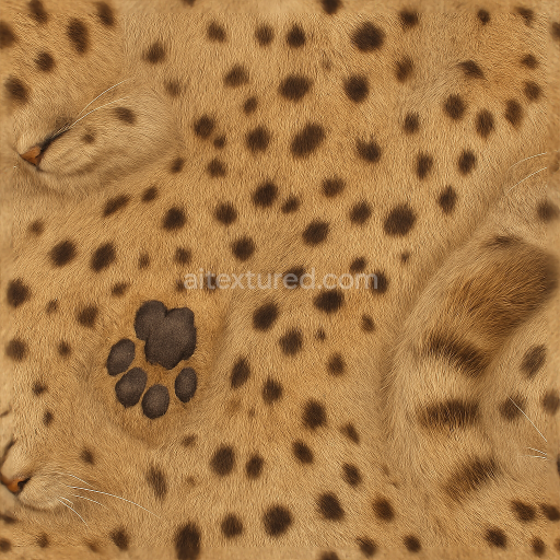 Seamless 3d texture pbr 8k fuzzy skin bristly fur mammal skin fur undercoat tail fur paw pads whiskers spotted fur
