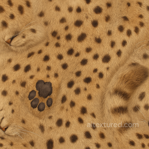 Animal skin - Fuzzy Skin Bristly Fur Mammal Skin Fur Undercoat Tail Fur Paw Pads Whiskers Spotted Fur texture preview