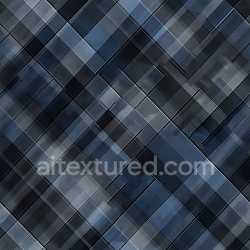 seamless Seamless 3D PBR Texture of Blue Gray Plaid Pattern with Subtle Fabric Grain texture 8k free download PBR