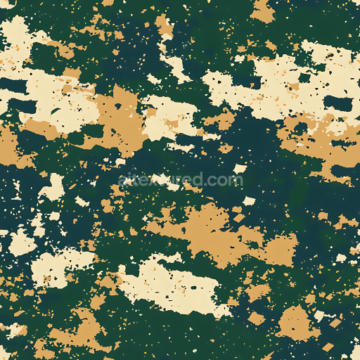 Preview — Seamless 3D Desert Urban Camouflage PBR Texture with Irregular Splotches