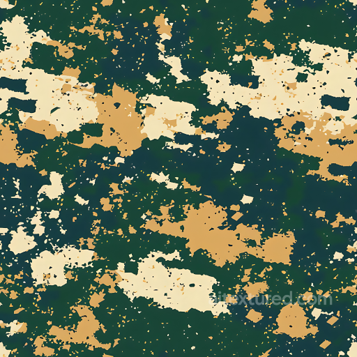 Desert Urban Camouflage PBR Texture with Irregular Splotches seamless Color Camouflage PBR texture