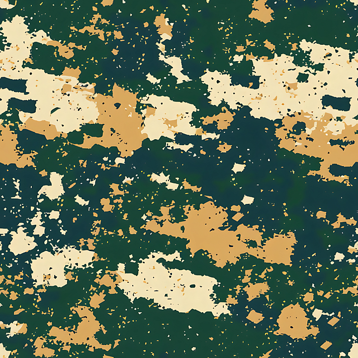 Desert Urban Camouflage with Irregular Splotches seamless PBR texture preview