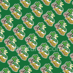 seamless Seamless 3D PBR Texture Featuring St Patrick Good Luck Pattern in Green texture 8k free download PBR