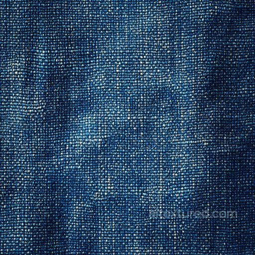 Cracked Denim Fabric PBR Texture with Worn Blue Weave Pattern seamless Denim jeans PBR texture
