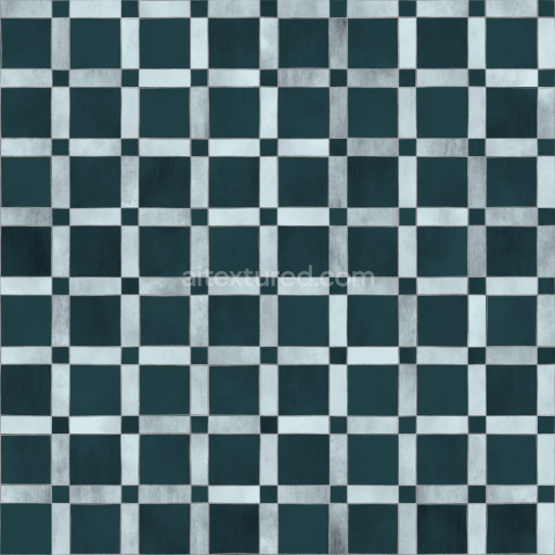 Tiles Seamless Pbr Texture Tileable Blue Pattern Modern Smooth Decorative