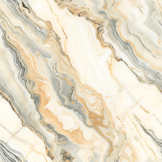 Ivory and Champagne Marble PBR Texture with Fluid Vein Patterns Marble texture preview