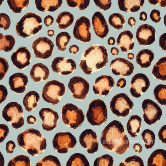 Leopard Print Texture Featuring Soft Brown Pattern on Light Blue Background Leopard Print texture preview