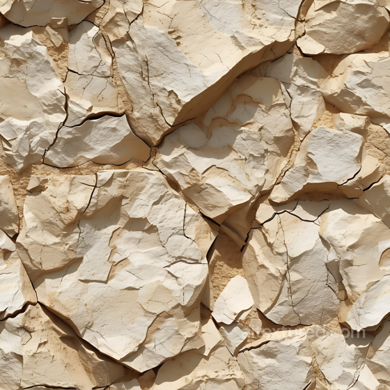 Cracked Clay Stone Ground Texture with Dry Earth Cracks Stone texture preview