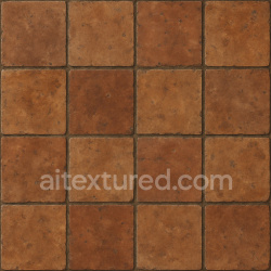 seamless Aged Terracotta Tile Texture Seamless 1024X1024 texture 1024x1024 free download PBR
