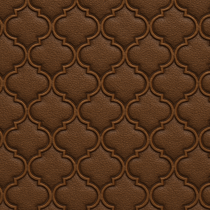 Patterned Leather seamless PBR texture preview