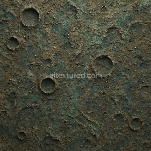 Weathered Alien Surface Texture Seamless 1024X1024