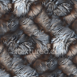 seamless Seamless 3D textured grey fur leather PBR material with detailed fur grain and natural shading texture 8k free download PBR
