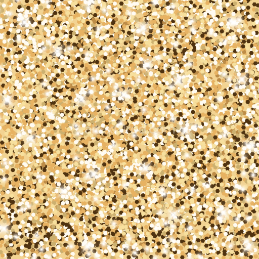 Seamless 3D PBR Gold Glitter Texture with Sparkling Mosaic Pattern